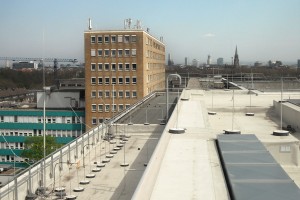 Blitzschutz Uniklinik Köln: Beispiel 2 (HVI-Blitzschutz)