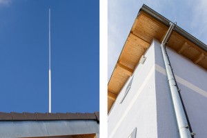 HVI-Blitzschutz am Firmengebäude + Privathaus 2